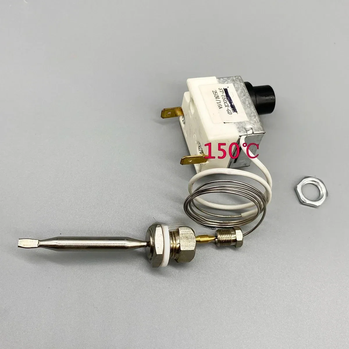 WZ-Universal Steamer Boilers Spare Parts Temperature Control ST-150CX-GD 250V 16A 150 Degree Thermostat With Metal Nut