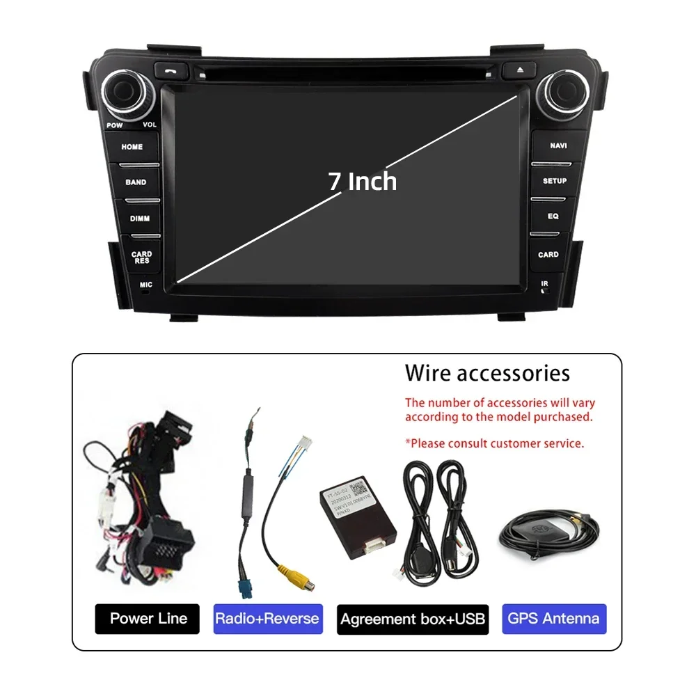 Auto Android 13.0 CarPlay GPS nawigacja 4G WiFi Radio samochodowe Bluetooth DSP Stereo dla Hyundai i40 2011-2016 samochodowy odtwarzacz multimedialny