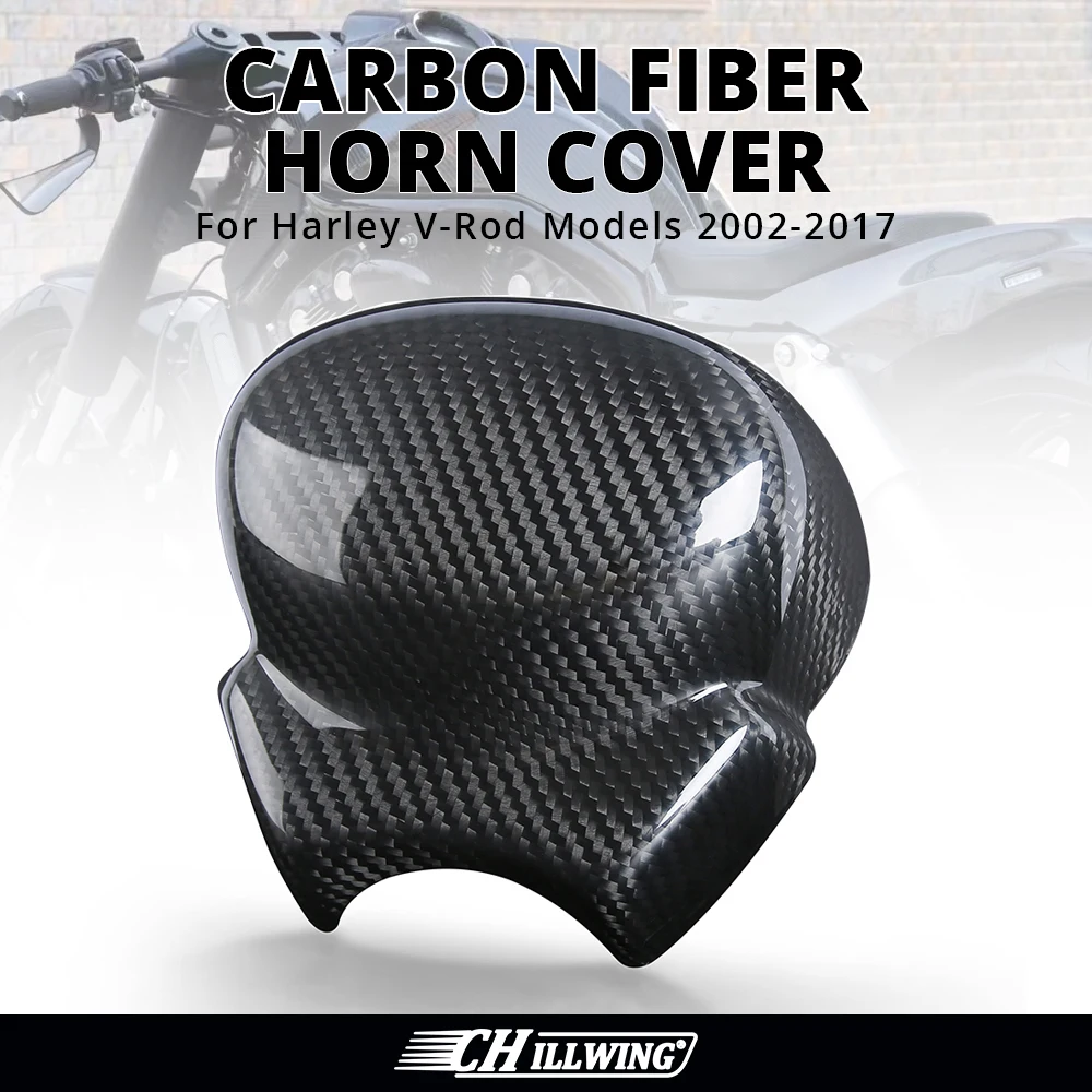 Fit For Harley V-Rod VROD VRSC Night Rod VRSCDX Muscle VRSCF VRSCAW VRSCA 2002-2017 Carbon Fiber Horn Protection Guard Cover