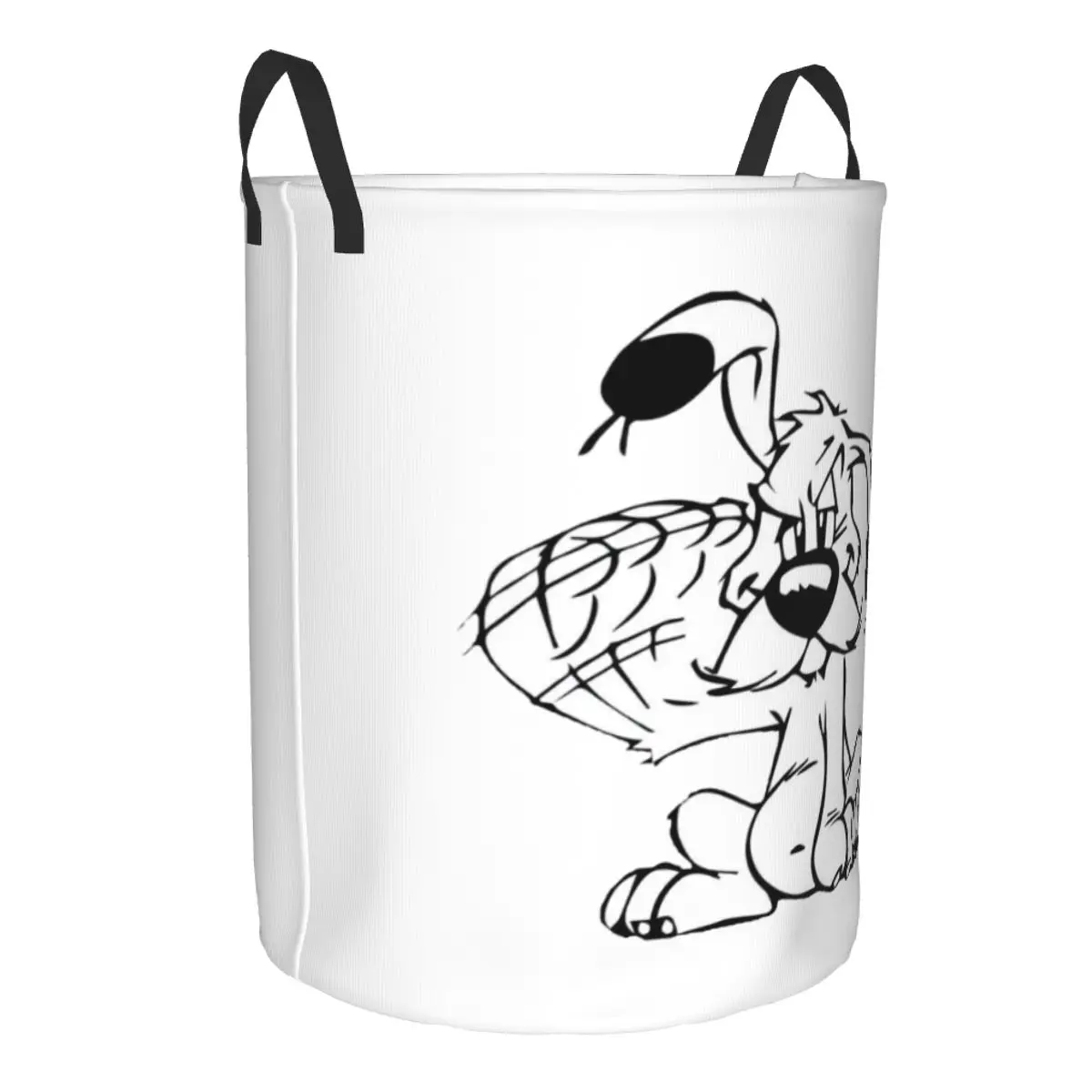 Custom Asterix And Obelix Laundry Basket Adventure Manga Getafix Dogmatix Clothes Hamper for Nursery Kids Toys Storage Bin