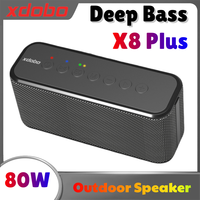 XDOBO X8 Plus Speaker Deep Bass 80W Soundbar Wireless Subwoofer 10400mAh USB/TF/AUX Music Play Home Audio Outdoor Camping Party