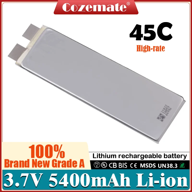 8345150 45C Lithium ion Battery 5400mAh Rechargeable battery 3.7V Starting power supply automobile igniter for Diy Battery Pack