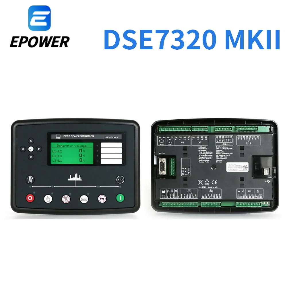 Deepsea 7320 DSE7320MKII DSE7320 MKII وحدة تحكم المولد التلقائي لوحة يمكن أن تحل محل Dse 7320 الأصلي جيدًا #6