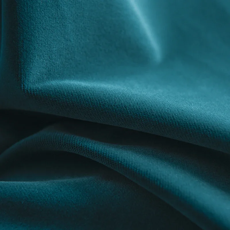 Dark Green Luxury Velvet Curtains for Living Room Bedroom Green Vintage American Velvet Blackout Velvet Curtains Customize 4