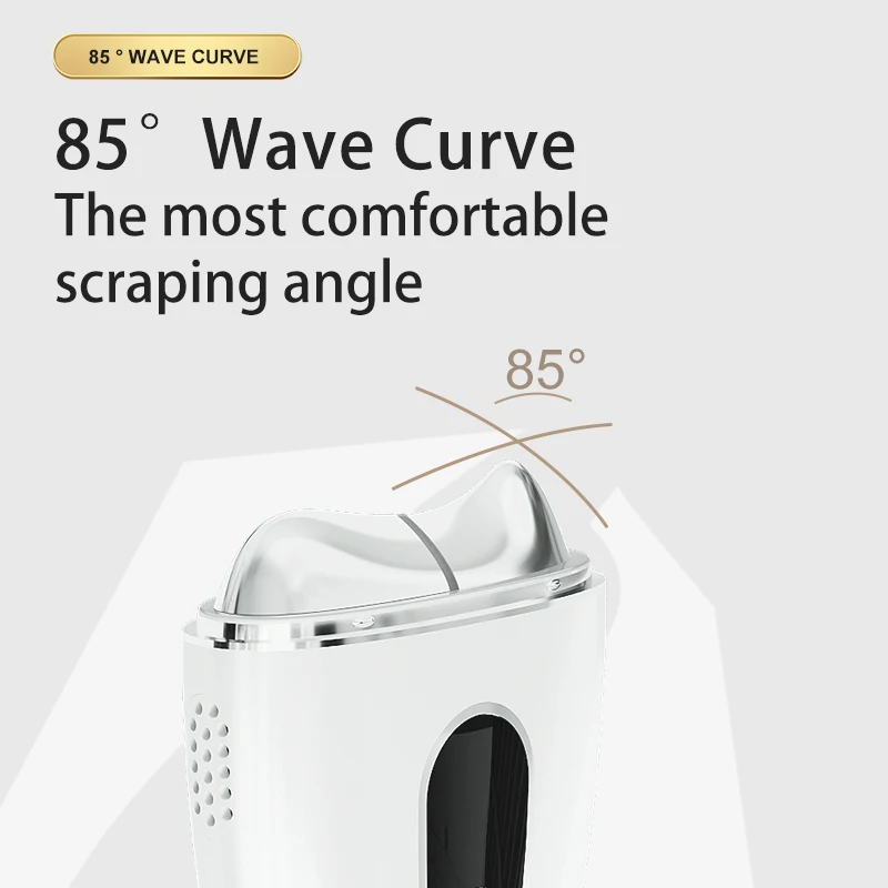 Quente e frio gua sha massagem dispositivo de beleza levantamento facial pele aperto vibratório raspador ferramenta para rosto pescoço cuidados