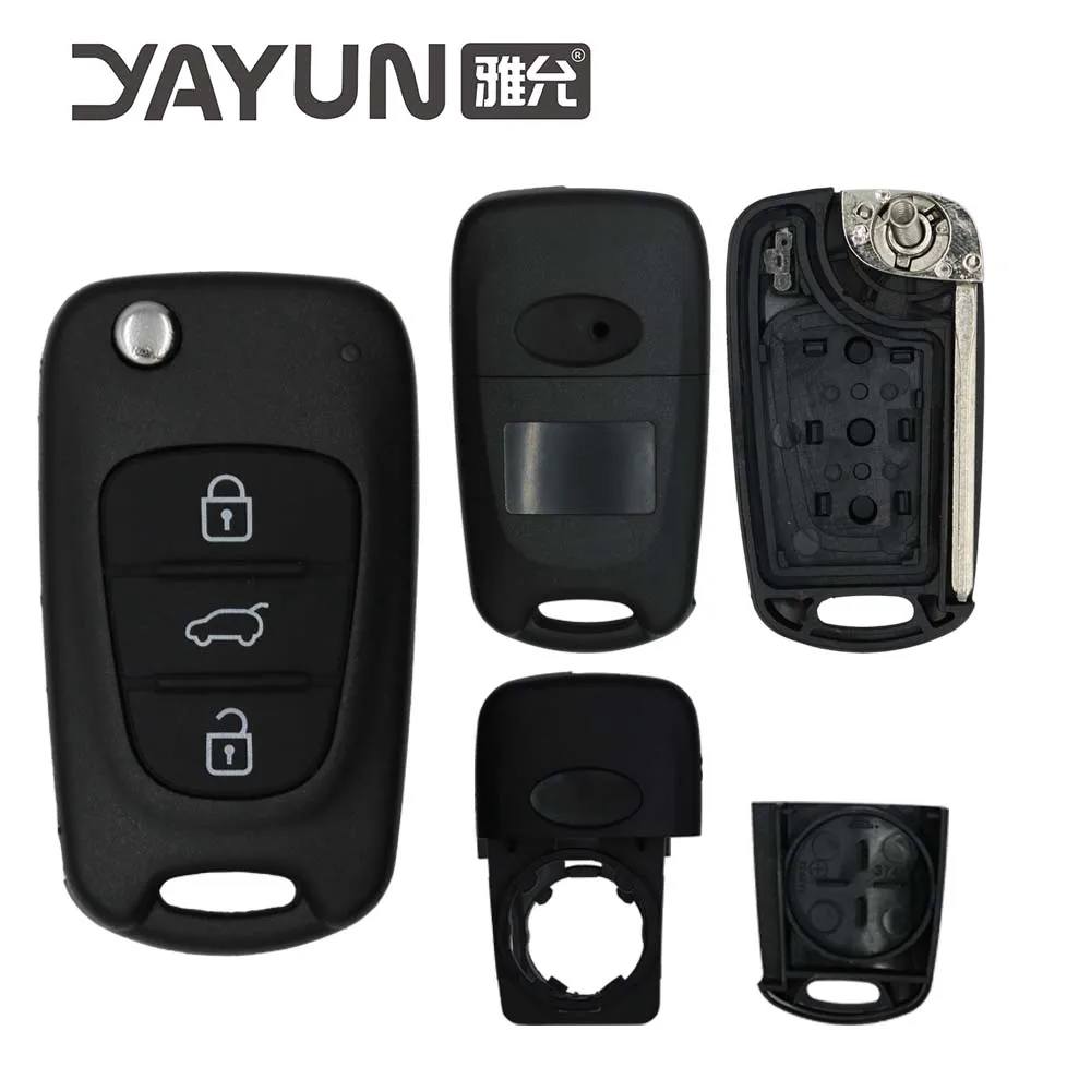 

YAYUN AKHKF122 i30/ix35 3 Button Remote Flip Key For Hyundai