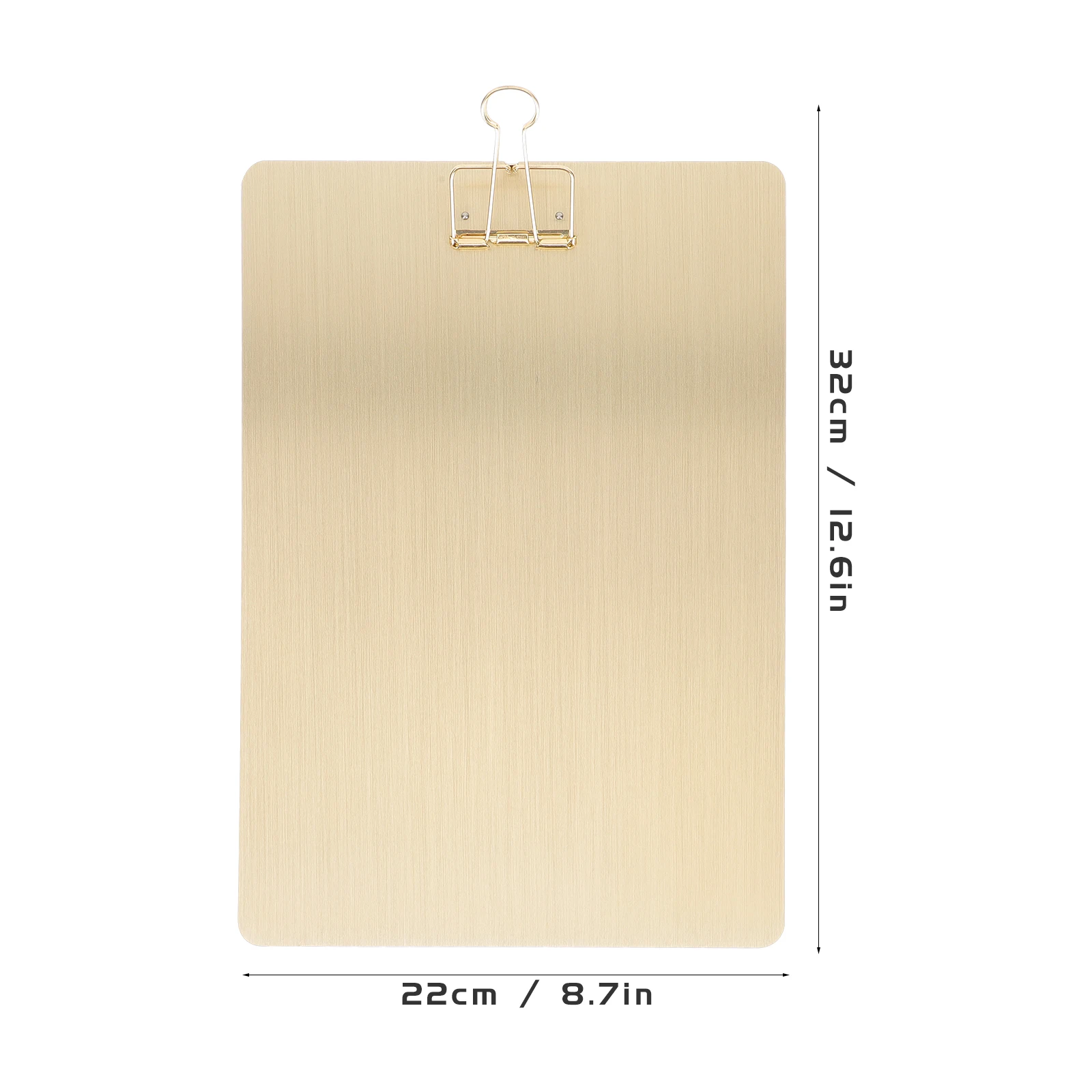 

Portable A4 Clipboard Writing Board Foldable Golden Support Sturdy File Paper Office Student Teacher Nursing MultiFunction