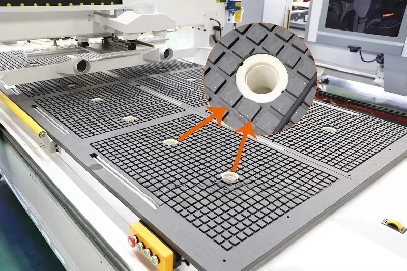 Image 4: Machine de gravure CNC sur bois 1325 1530, routeur CNC pour le bois avec lame de scie, machine de découpe ATC, prix du routeur CNC
