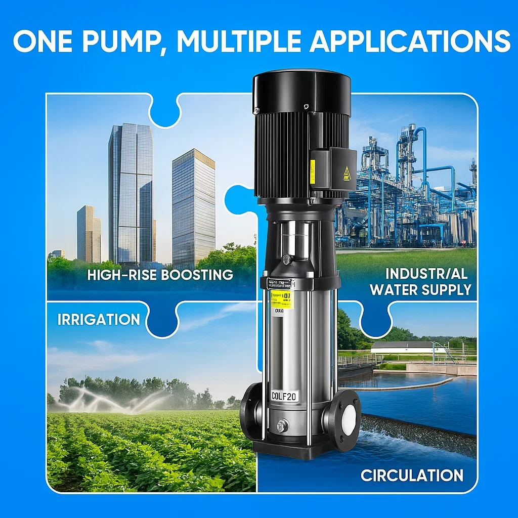 

TLF Steel Multi-Stage High Pressure Water Pump for Industry Premium Pumps