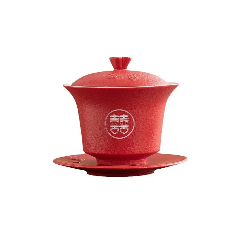 New wedding change cup, toast teacup, wedding happy teacup ceramics