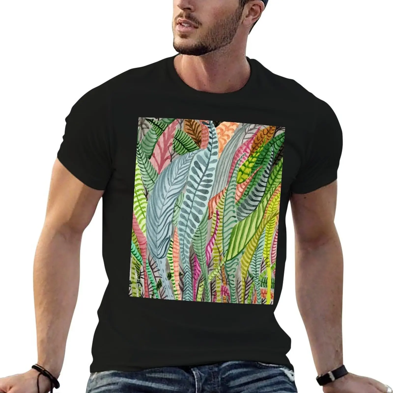 

Sea Plants Watercolor Painting T-Shirt g man t shirts for men t shirt man plain T-Shirt