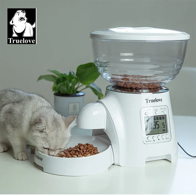 Truelove Pet 5L Automatic Feeder Can be Timed Quantitatively Suitable For Small Cats and Dogs Feeding Pet Supplies