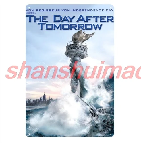 The Day After Tomorrow Movie Metal Poster Tin Sign 20x30cm Plate sign