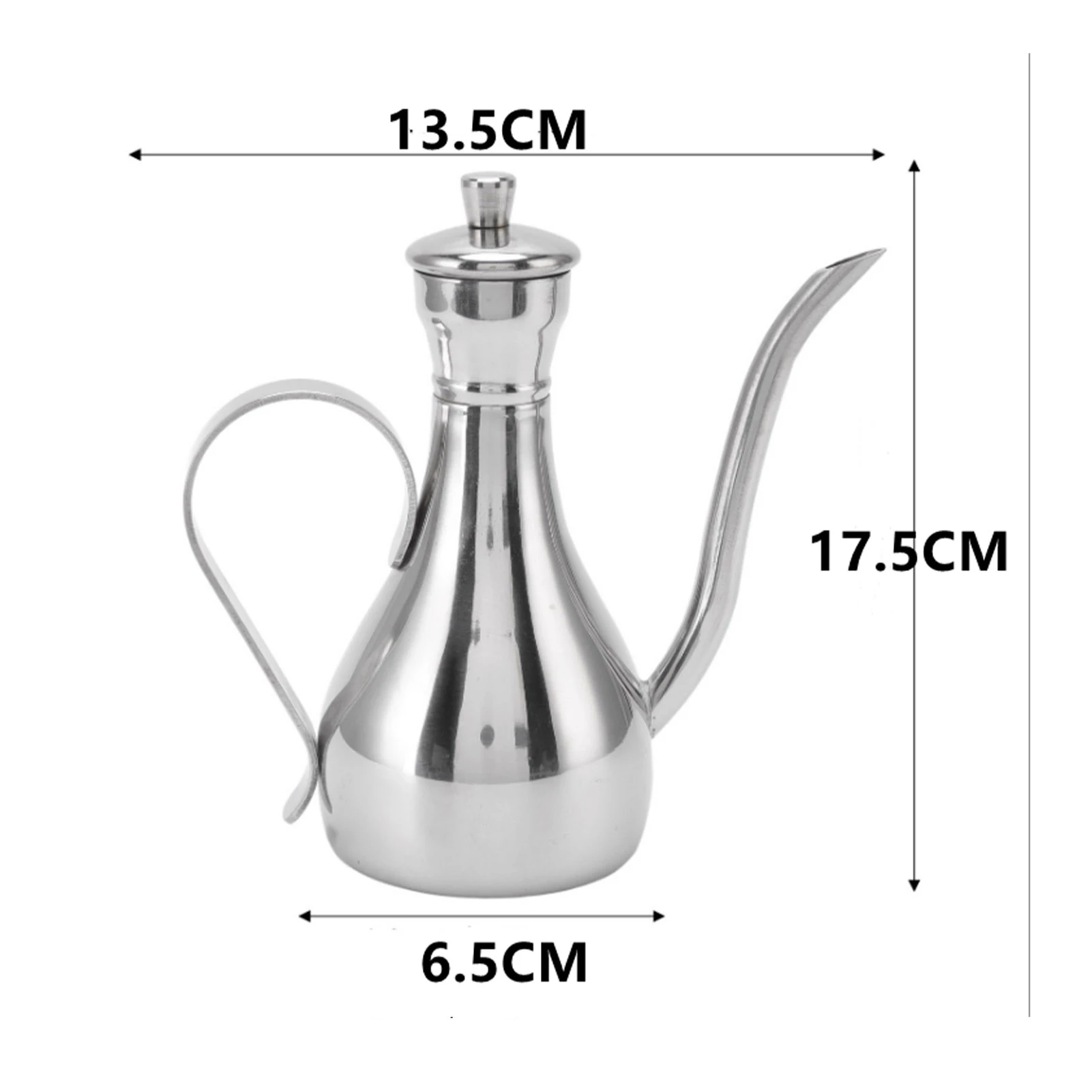 350ml 304 Stainless Steel Oil Dispenser Bottle Home Kitchen Oil Pot Filtering Oil Residue Oil Bottle Home Oil Bottle