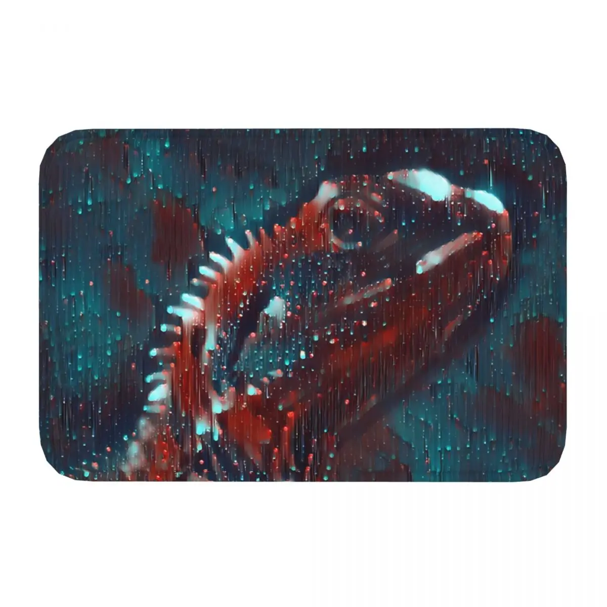 Anti-Slip Doormat Living Room Mat Digital Art Of Bearded Dragon Lizard Balcony Carpet Entrance Door Rug Bedroom Decor