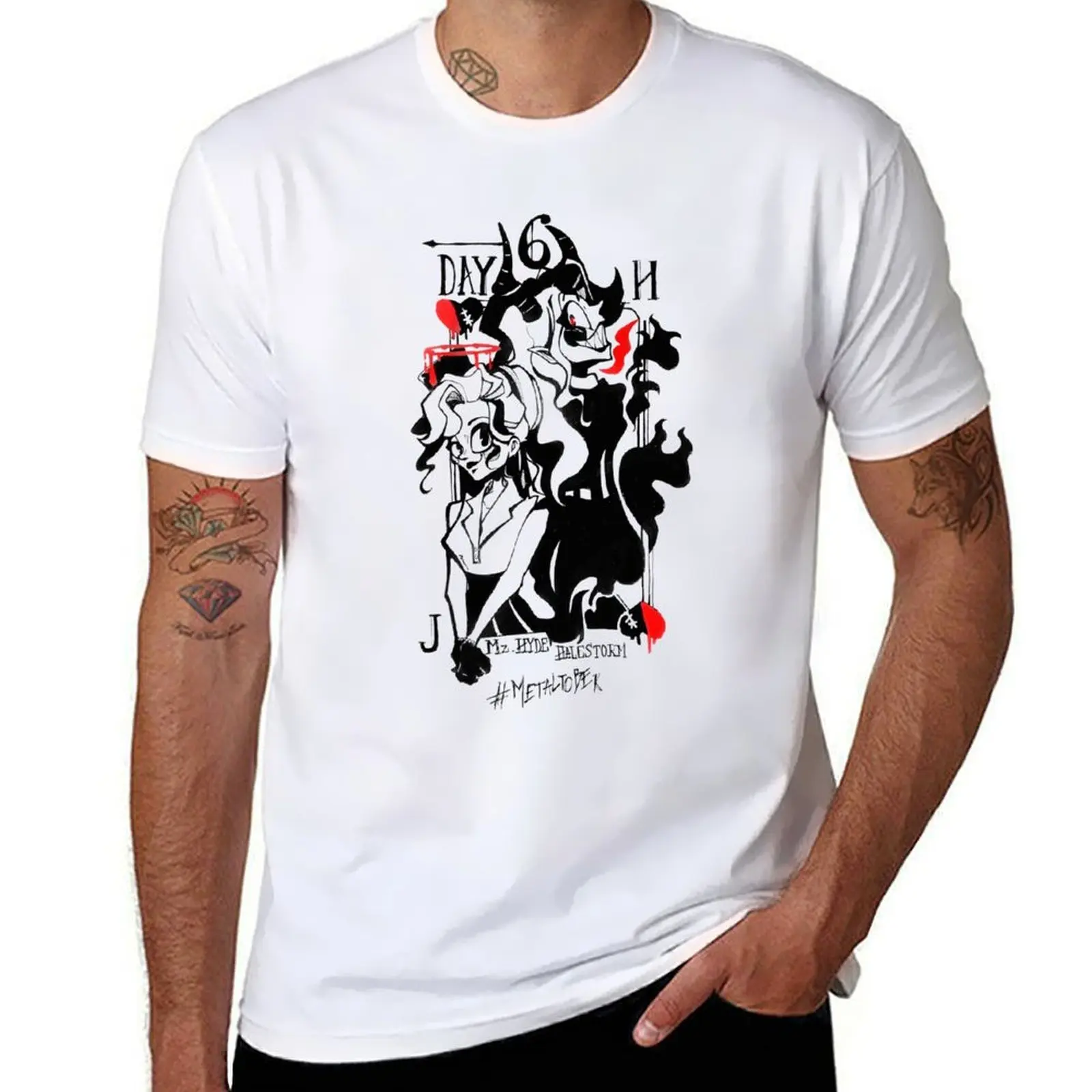 

Mz Hyde - Inspired by Halestorm - Metaltober Day 6 T-Shirt man t shirt heavy cotton funny t shirts man T-Shirt