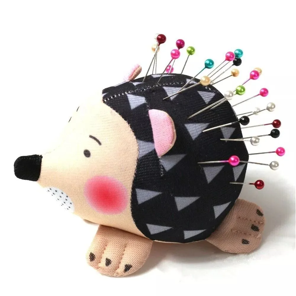 New Craft Cross Stitch Needle Holder Handmade Hedgehog Shape Needle Pillow Portable Home Sewing Supplies Pin Cushion