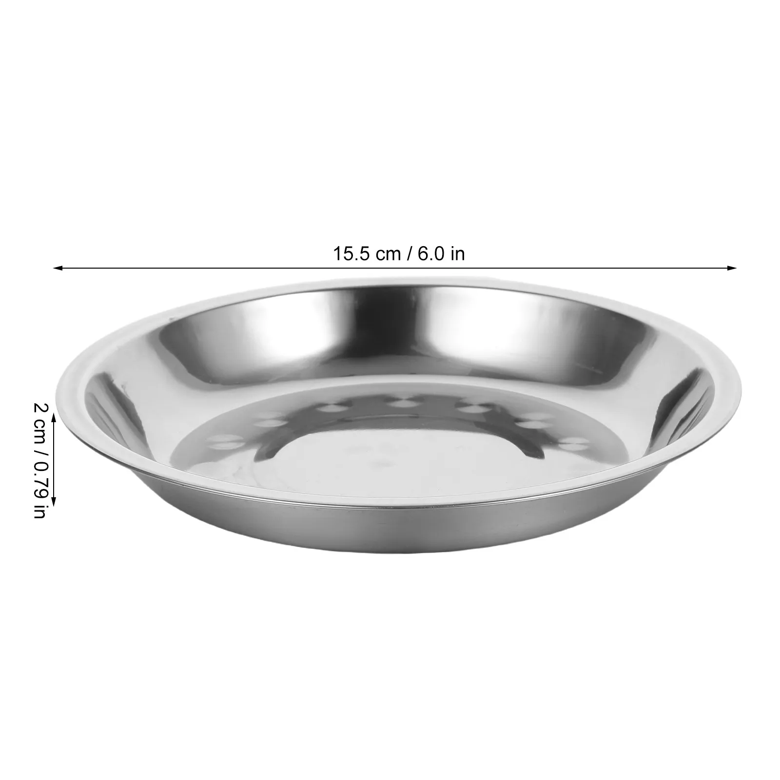 2Pcs Universal Mechanical Scale Tray Stainless Steel Weighing Pan Smooth Surface Kitchen Jewelry Lab Food Scale Parts