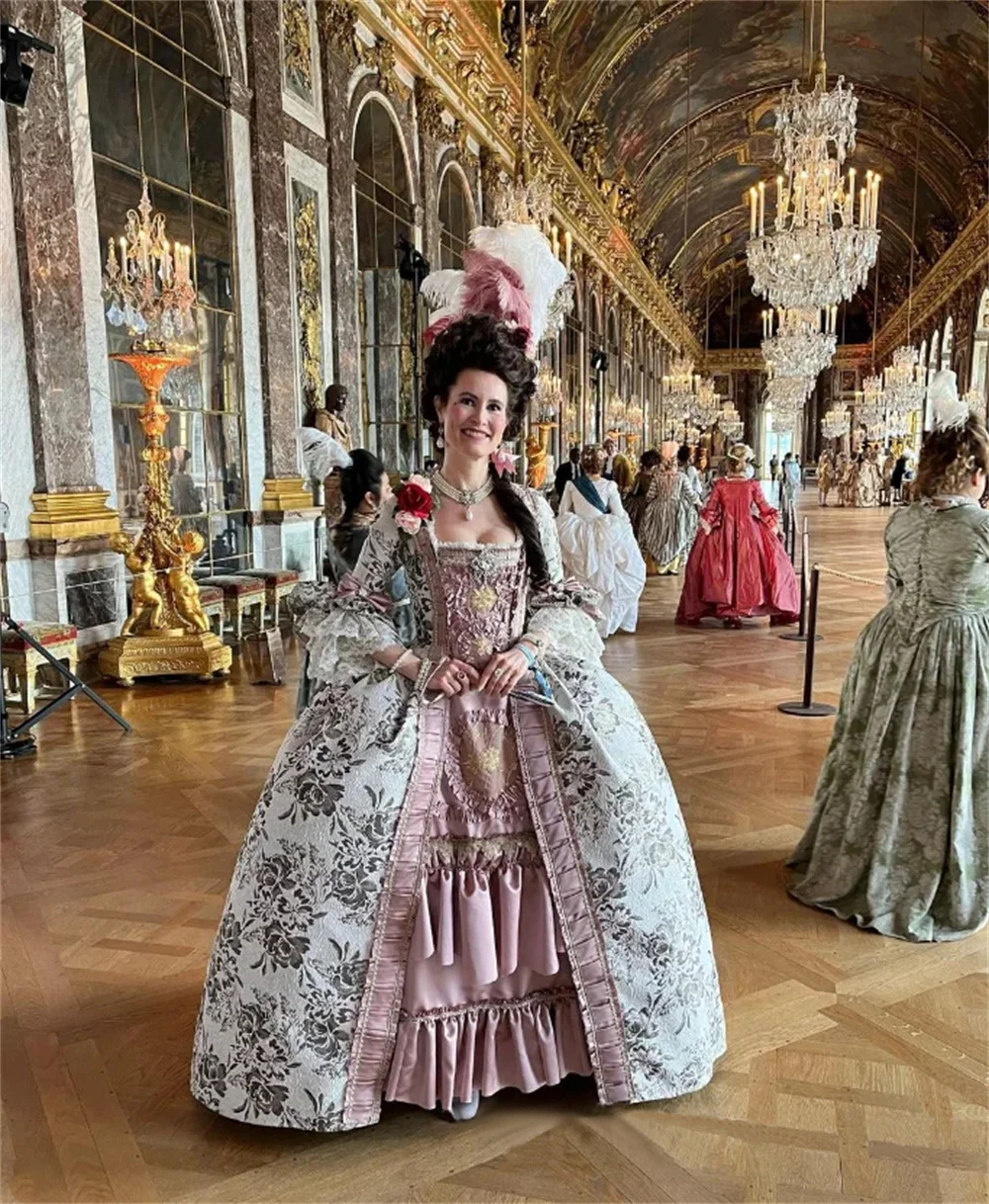 18th Century Victorian Rococo Baroque Dress French Royal Queen Marie Antoinette Costume Duchess Dress Woman Versailles Ball Gown