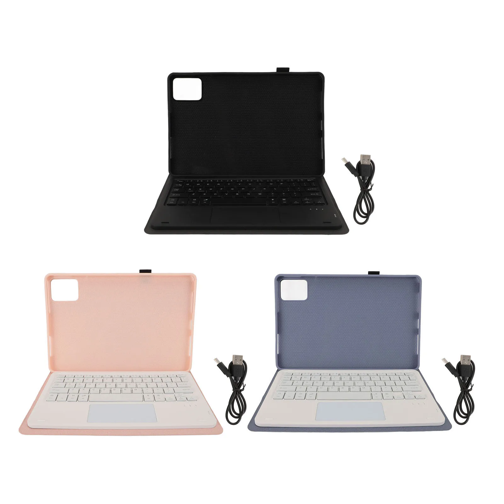 Touchpad Case with 7 Colour Backlighting Magnetically Detachable Keyboard Pen Holder Keyboard Case for Tab M11 K11 LTE 11in 2024