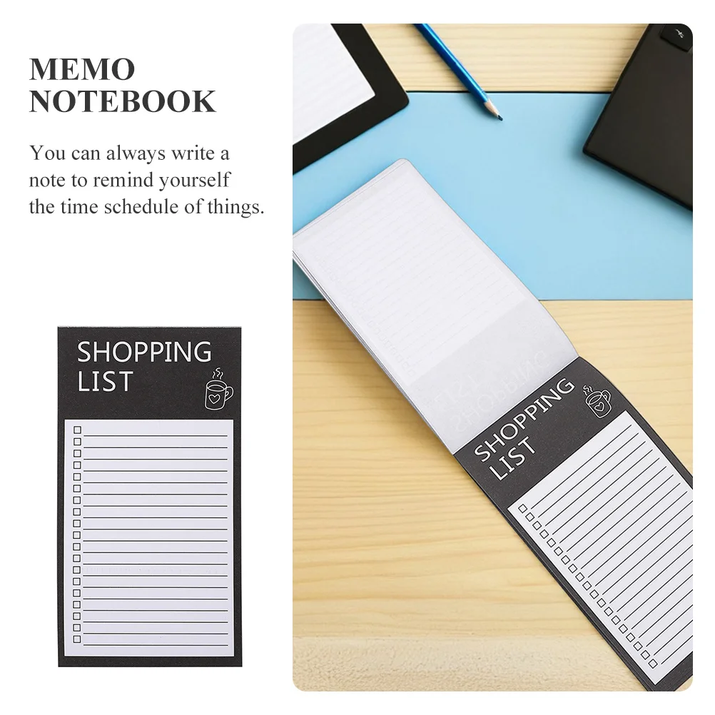 مفكرة مغناطيسية لباب الثلاجة، ورق سميك ممتص مغناطيسي، سهل الاستخدام، تصميم محمول لوسادة قائمة المهام #5