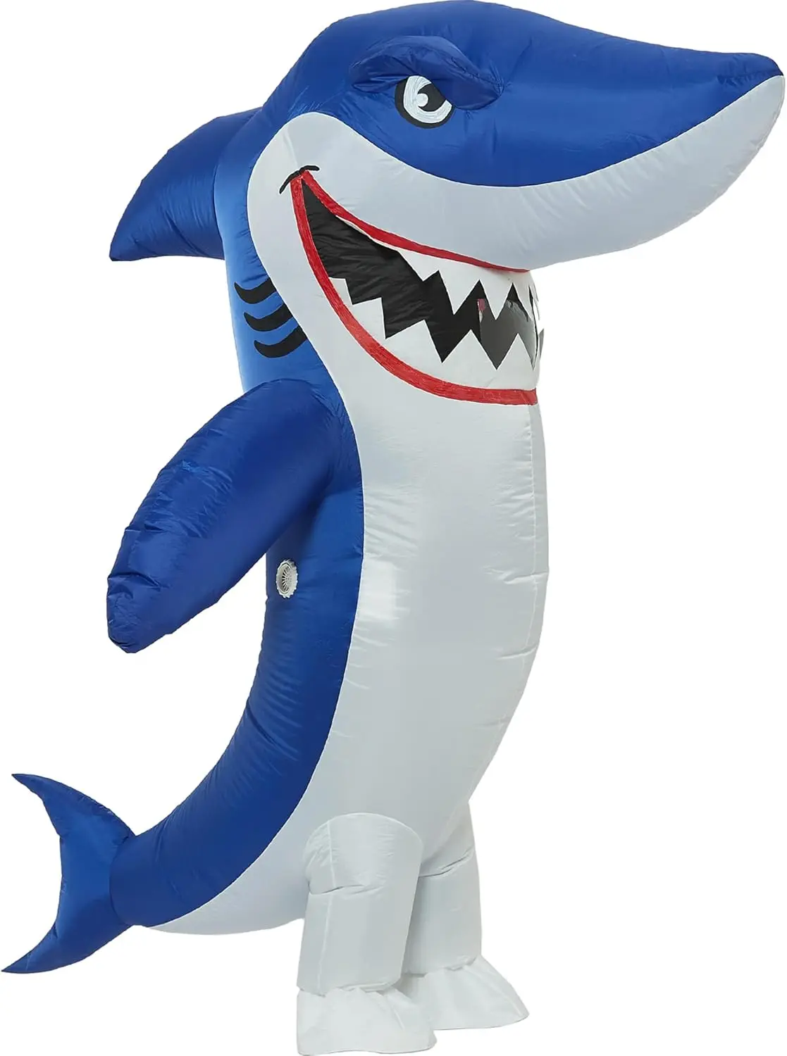 

Inflatable Shark Costume – Full-Body Blow-Up Halloween Party Outfit for Adults – X-Large