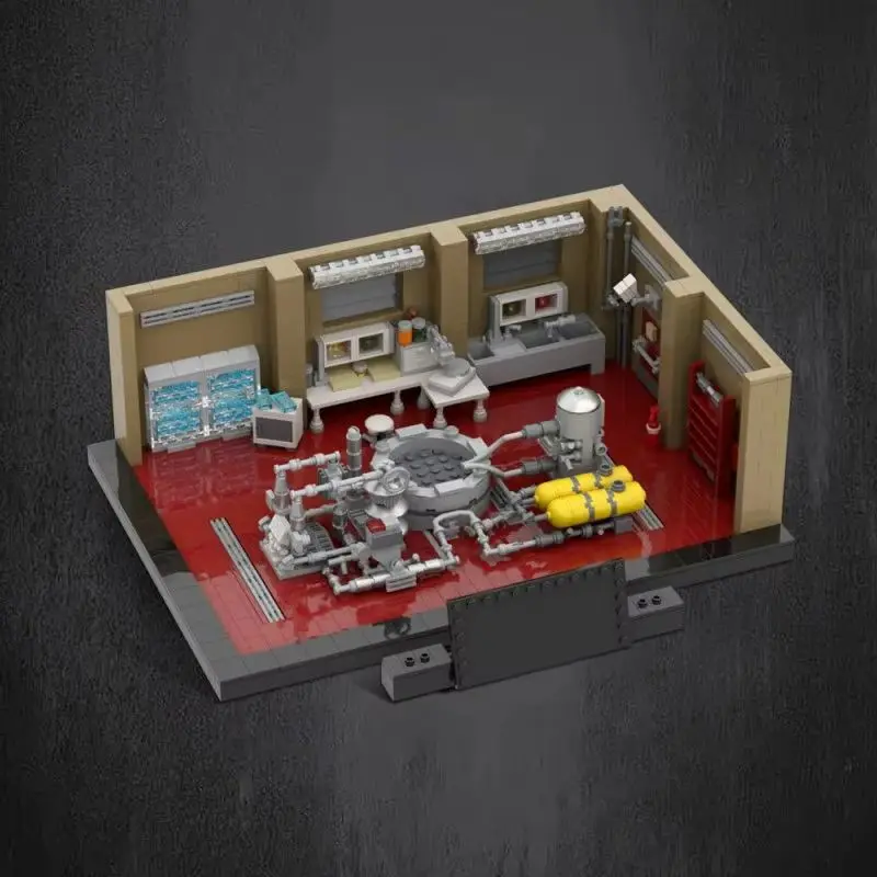 

1196PCS MOC Breaking Bad Superlab Building Blocks Street View Science Laboratory Model Creative Assemble Toys Gift for Kid Adult