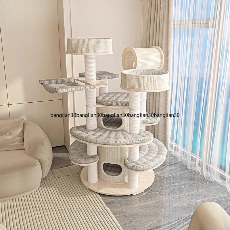 

Climbing Nest Tree Integrated Super Large Solid Wood Multi-layer Warm Cat Castle Multi-cat Family