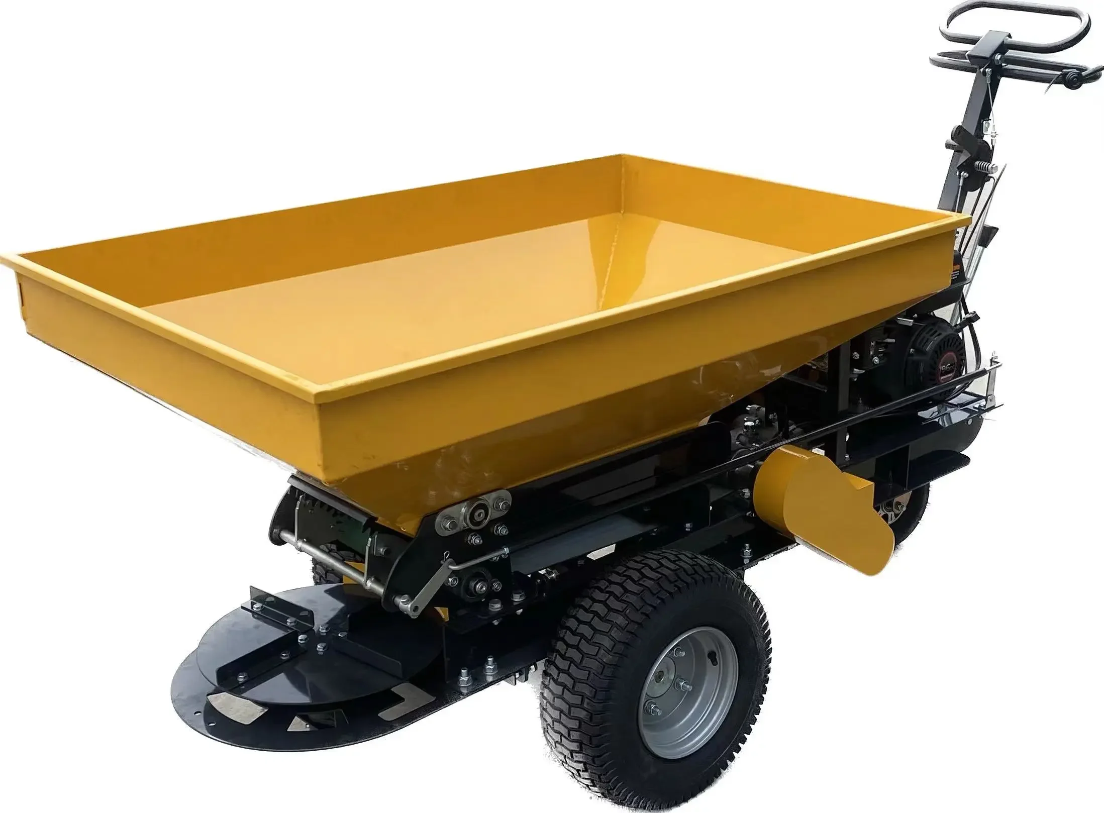 

Аппликатор для разбрасывания удобрений Трактор Загрузка сельскохозяйственного аппликатора для удобрений Профессиональное оборудование