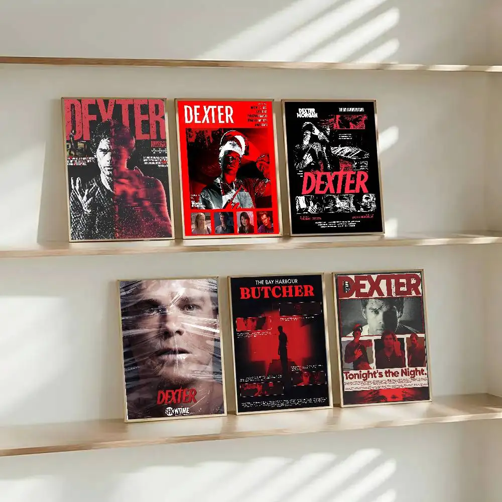 ديكستر المشارك الأمريكية الكلاسيكية الرعب تلفزيوني المشارك طباعة لغرفة النوم غرفة المعيشة ديكور المنزل اللوحة جدار الفن HD صورة جدارية