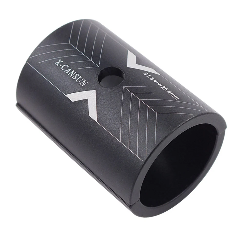 Easy to Use Bike Handlebar Bar Shim Spacer Sleeve  Smooth Edges  Aluminum Alloy Material  Size Transition from 31 8mm to 25 4mm