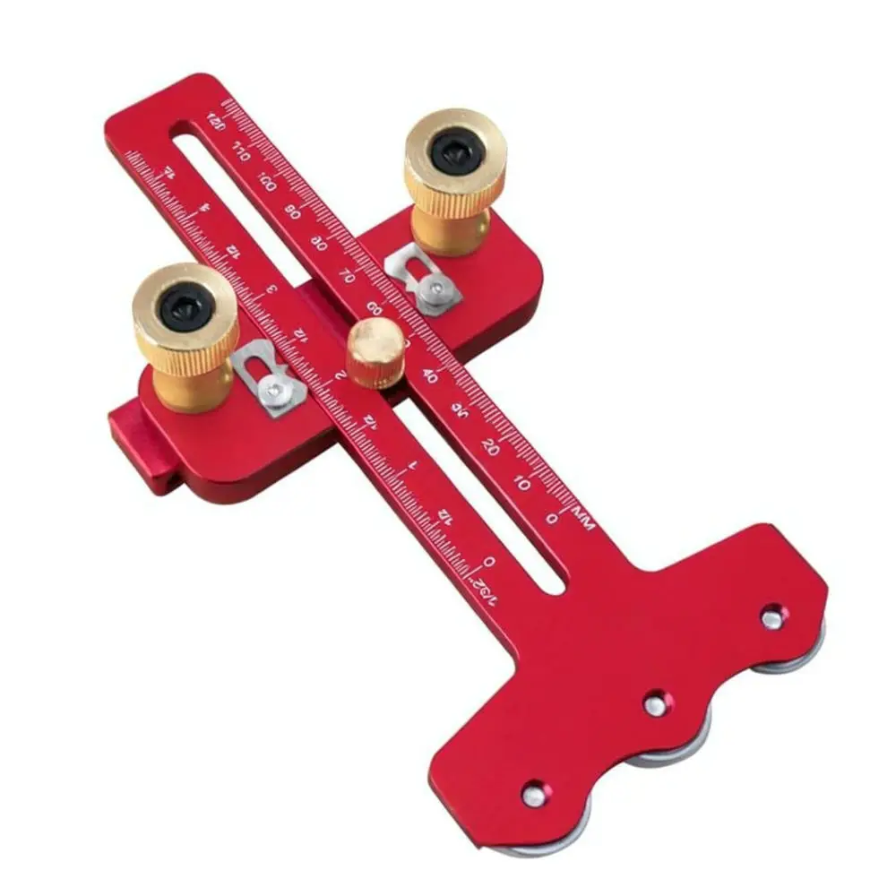 Table Saw Limit Fence Roller Auxiliary Guide Precision Woodworking Cutting Positioning Tool Adjustable Black Stopper