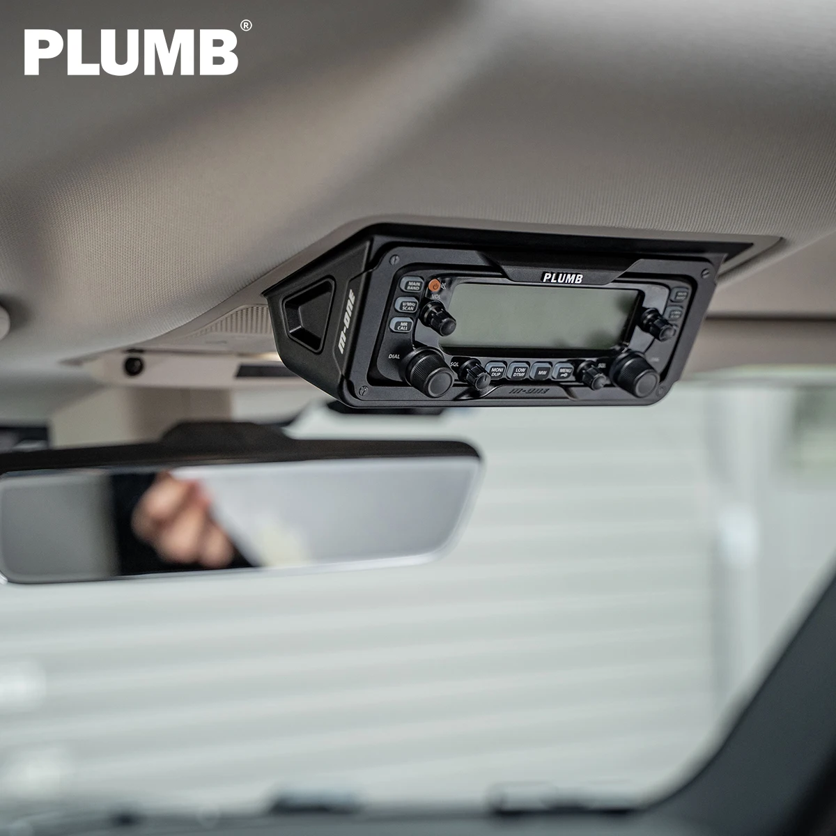 PLUMB Radio Transceiver Mount - Compatible with ICOM2730/YAESU (7900/8900/6000R) - For Land Rover Defender 90/110/130