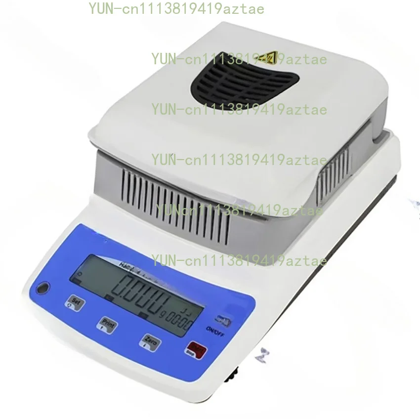 0.005g 120g Digital Moisture Tester Heating Halogen Moisture Meter with RS232 Interface