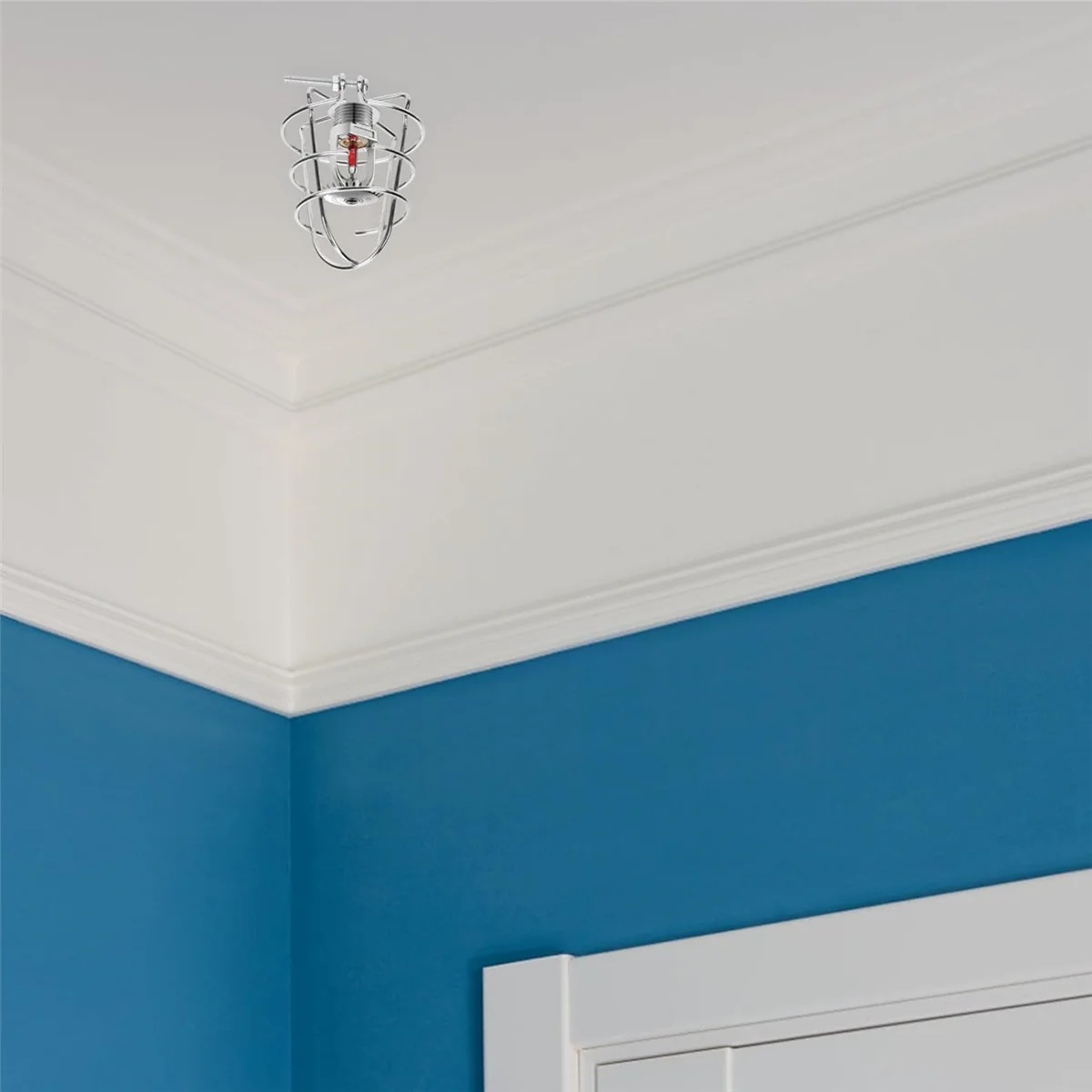 화재 스프링클러 헤드 가드 커버, 플러시 마운트 보호용 화재 헤드 케이지, 측면 벽 건식벽 펜던트 헤드 리세스드, 4 개