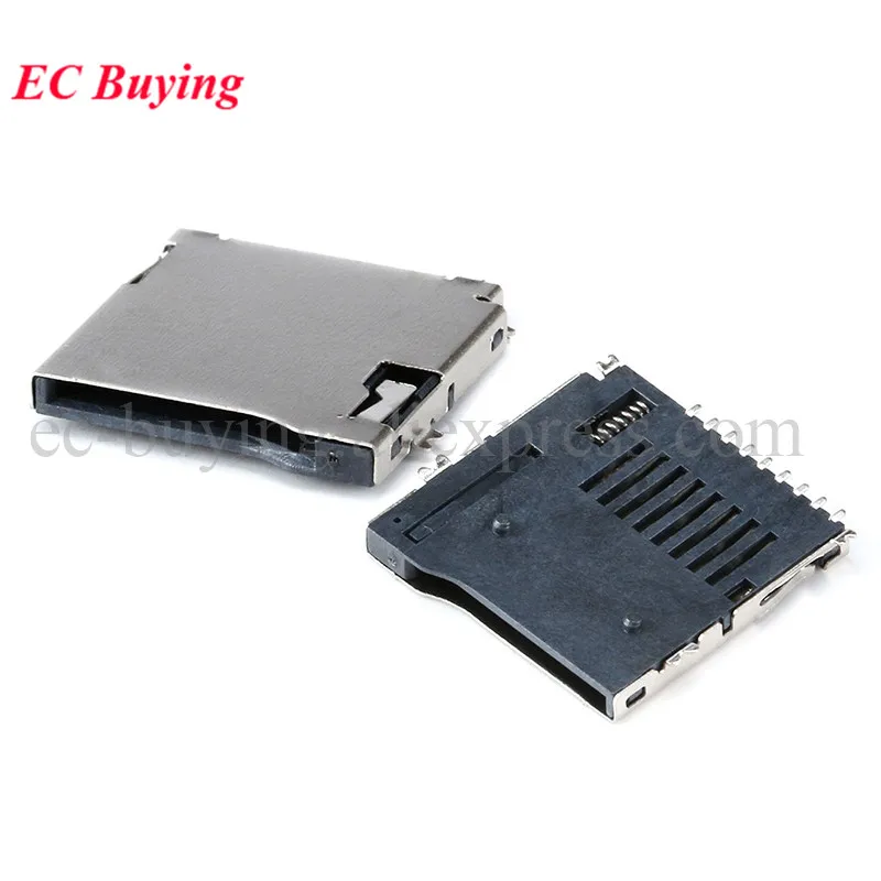 10/5szt Adapter gniazda karty SD Automatyczne złącze PCB Push-Push Typ TF Micro SD Gniazdo karty Deck do telefonu Tablet Pojazd Naviga