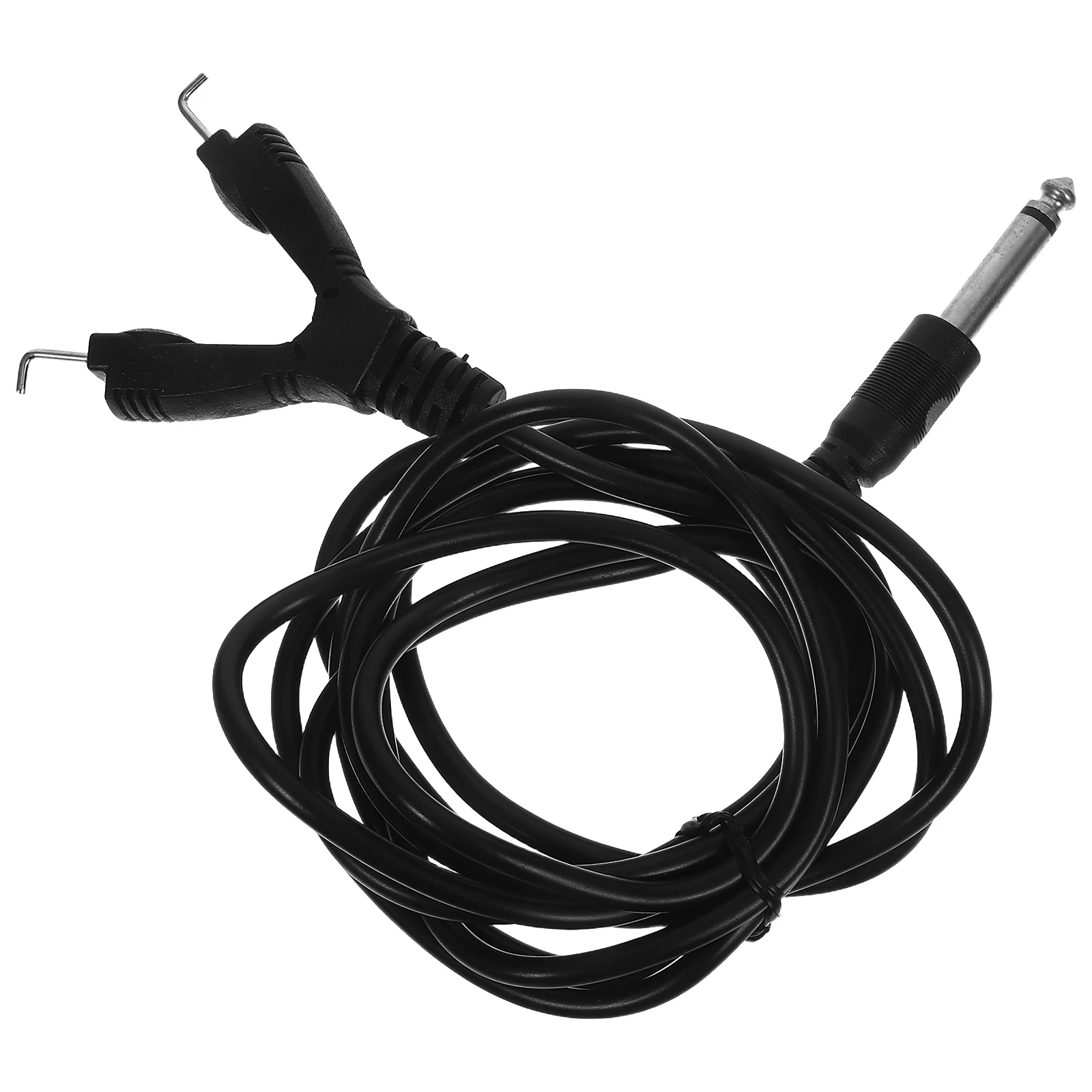 

2.5M Clip Power For Machine Durable Heavy Duty Tattoo Supply Power Silicone Wire Tattoo Wire Strong Connection Black