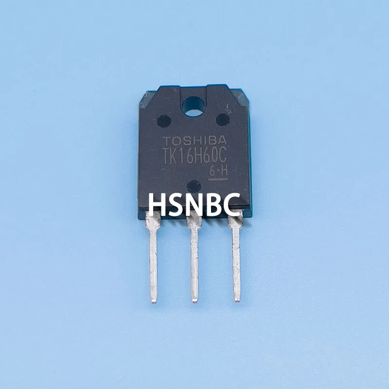 Mosfet n-チャネル電源トランジスタ,tk16h60c,k16h60c,TO-3P,16a,600v,100% 新規インポート,ロットあたり10個