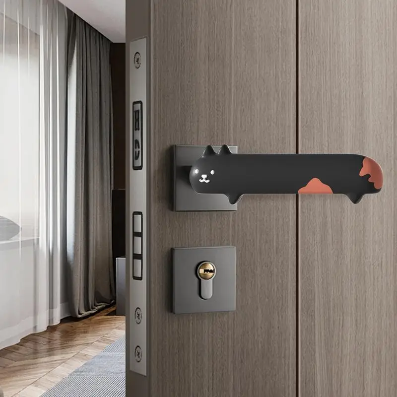 Силиконовый чехол для дверной ручки, подушка для дверной ручки, защита от столкновений, мягкая защитная накладка с героями мультфильмов, оборудование для детской безопасности для Hoy Days и