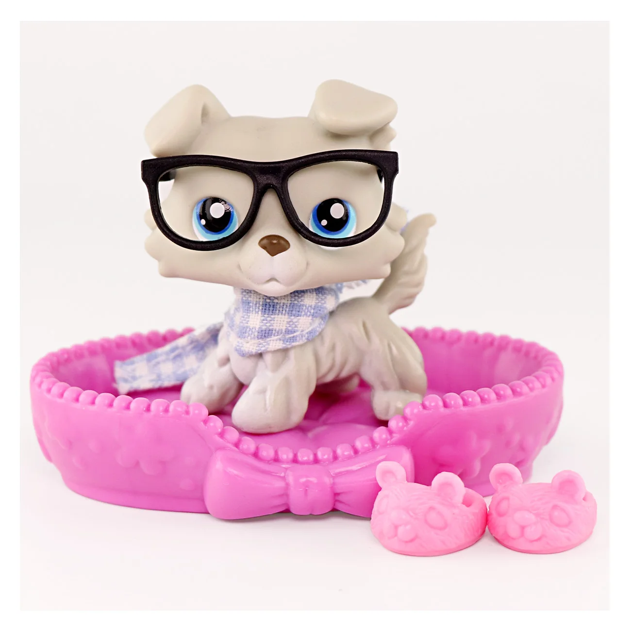 LPS ミニルプショップ ボブルヘッド おもちゃ 犬 動物 コリー # 363 アクセサリー付き ドッグハウスシューズ 男の子と女の子のための子供用ギフト