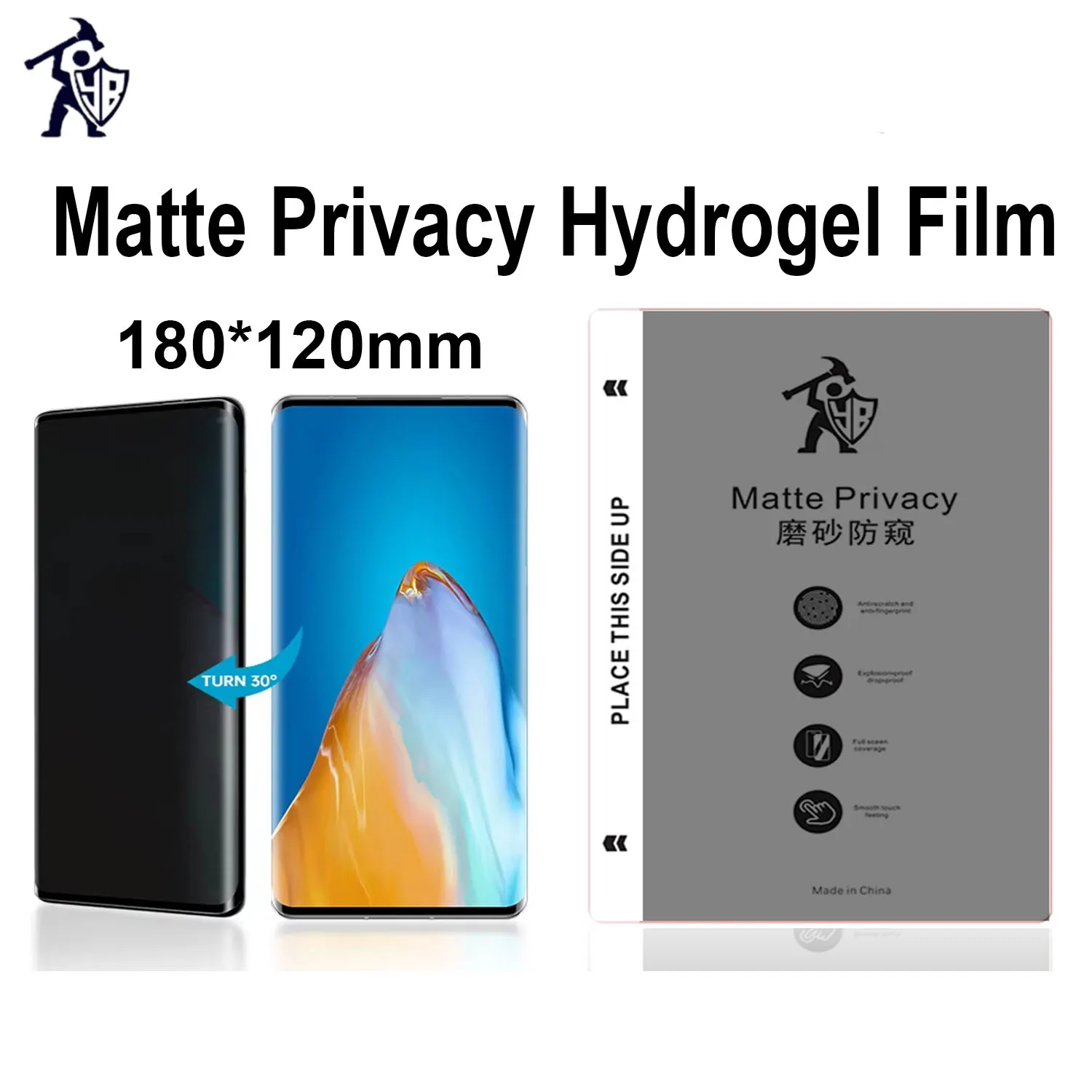 

50pcs Matte Privacy Hydrogel Film For Blade Cutting Machines Screen Protector For All Mobile Phone Anti Spy Privacy Protective