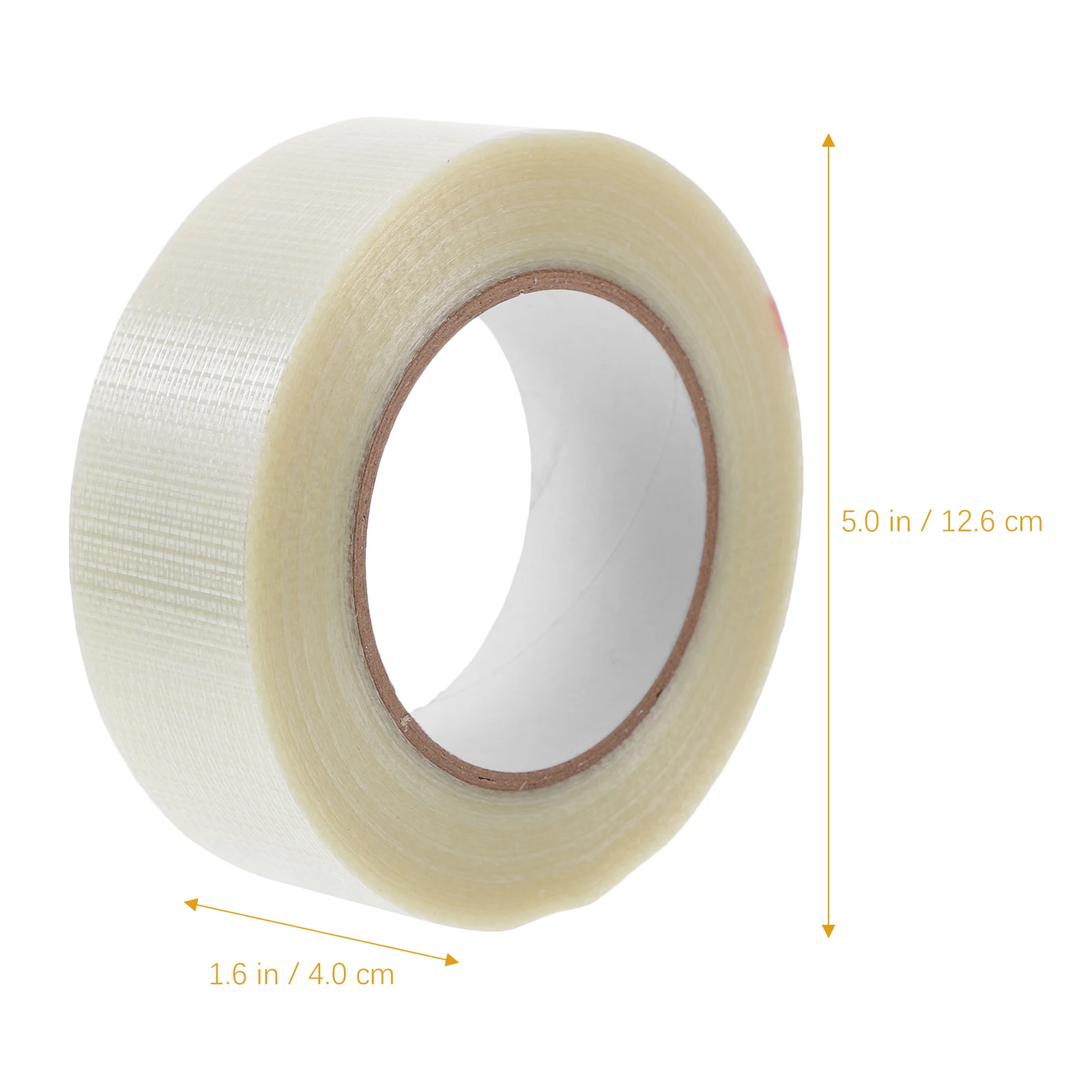 

1 Roll High Adhesive Fiberglass Repair Transparent Heat Resistant Fixing Tape For Tent Awning Sealing Packaging