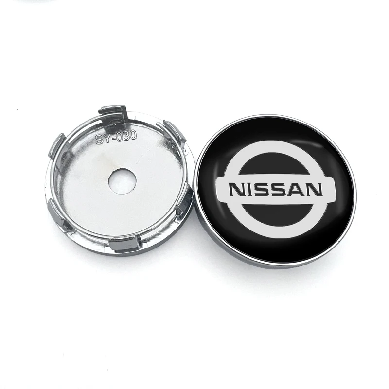 4PCS Auto Wheel Center Hub Tyre Vehicles Caps Cover Rim Sticker Badge For Nissan Nismo GTR Almera X-Trail Xterra Qashqai