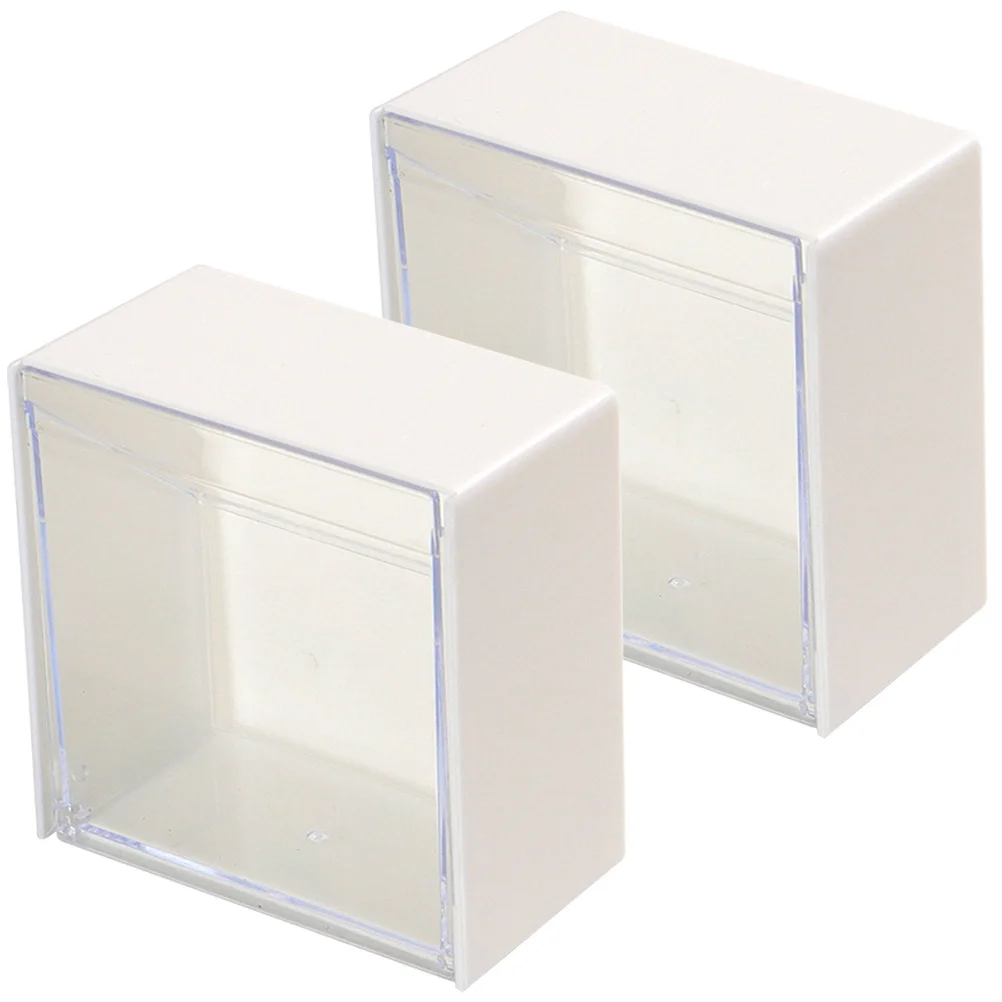 

2Pcs Coffee Filter Holder Storage Box Practical Organizer Coffee Paper Dispenser for Living Room Bedroom Office