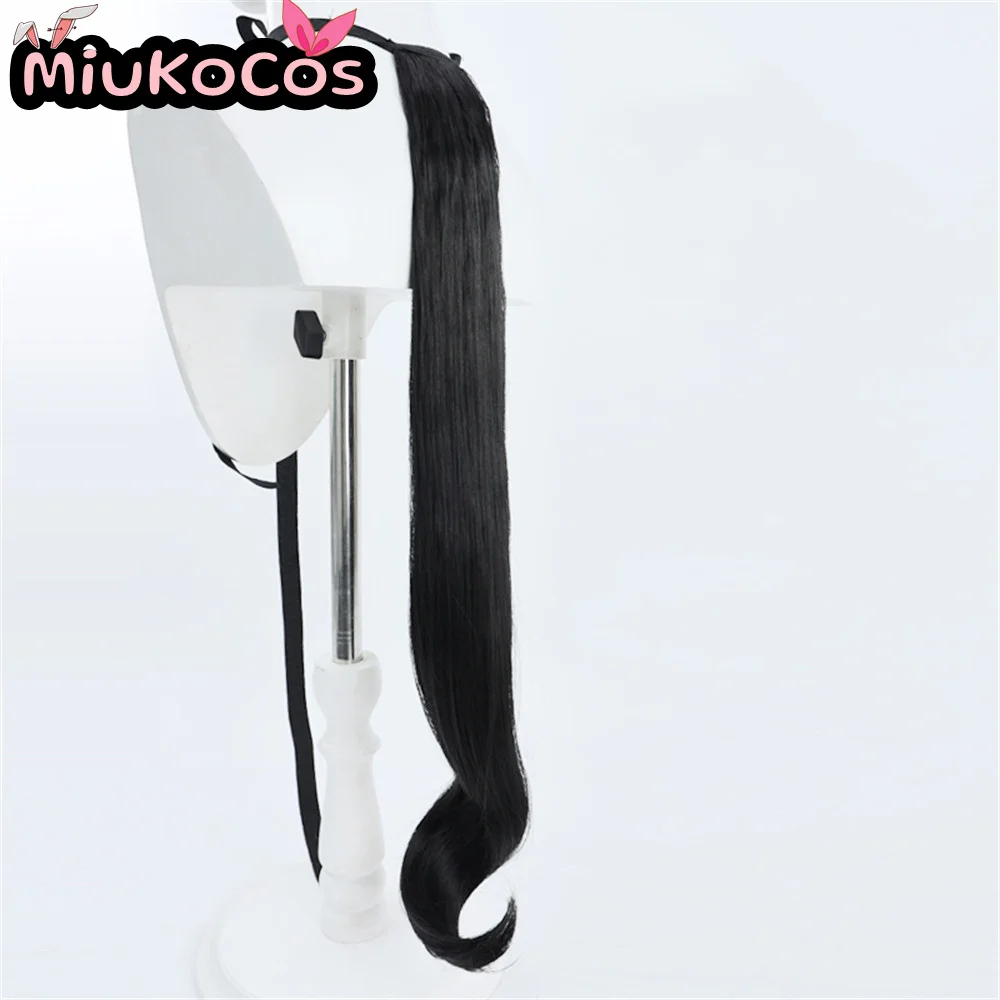 متوفر في المخزون تذكرة الفائز شعر مستعار تأثيري مع آذان وذيل MiukoCosplay لعبة Umamusume: كوسبلاي ديربي جميل