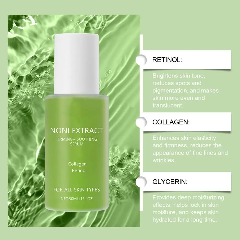 Noni Fruit Facial Moisturizing Serum Nourishing Noni Extract Hydrating Fine Essence Fade Anti-falten Lines Skincare Tighte I1R1