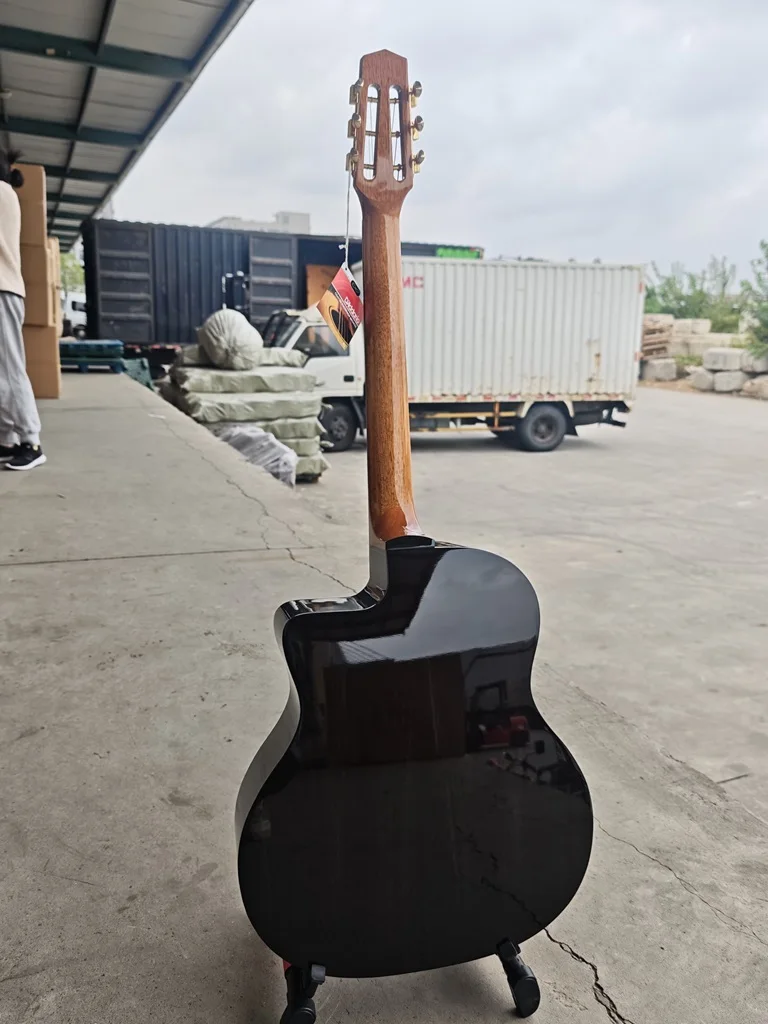 Aiersi Brand Professional Playable O-Hole Instrument, Gypsy Jazz Guitar,Cedar Top,Spruce Top