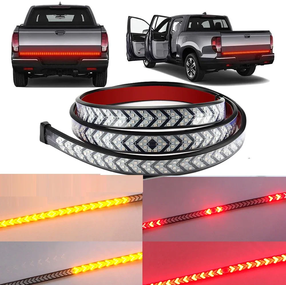 

Led Brake Tail Light Strip Car Accessories Turn Signal Lamp Flowing Arrow Waterproof Universally Ford Truck Multifunctional