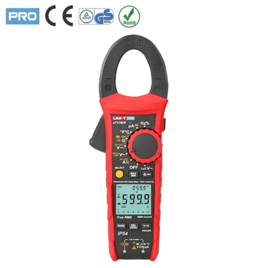 1PC NEW UNI-T UT219DS Professional Clamp Meter AC+DC Voltage True RMS Multimeter In Stock Original Box#familitrade