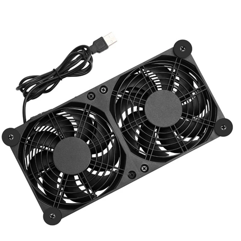 Cooling Fan Radiator USB Computer Blower Laptop Heat Sink USB Quiet Dissipation A4WF